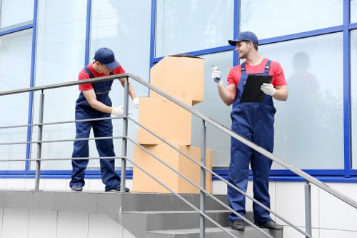 Careful loading and unloading during a local move