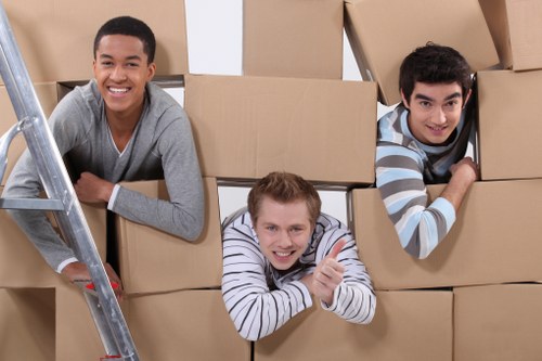 Organised packing supplies for relocation and storage in Ealing