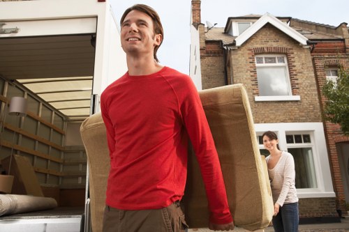 Loading household items for a man with van move in Ealing