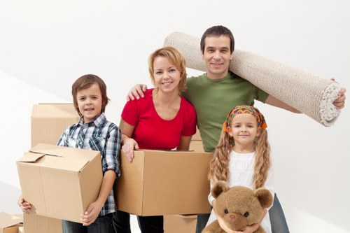 Packing support for a family home move in Ealing