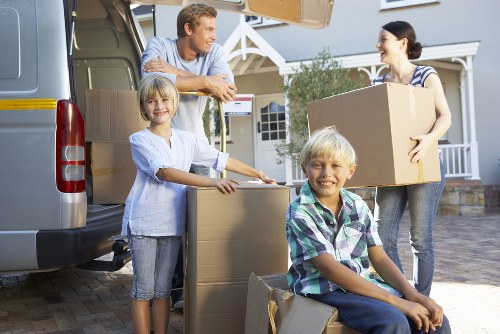 Packed moving van ready for a local Ealing collection and delivery