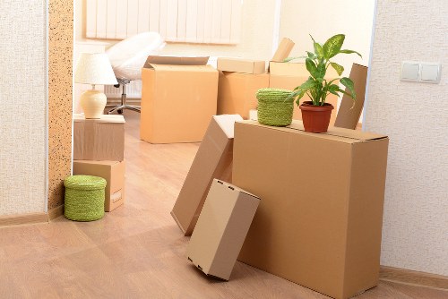Carefully organised flat move with boxes and furniture for Ealing customers