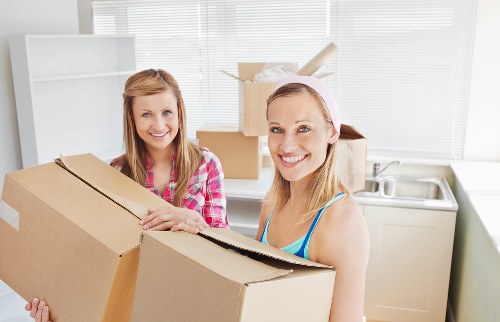 Local removals team handling student furniture in Ealing